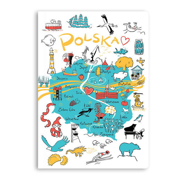 notatniki i albumy Zeszyt Polska