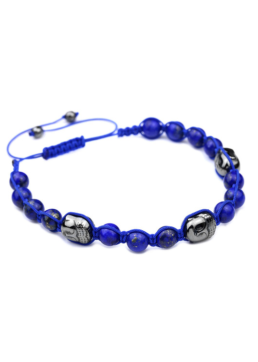 biżuteria męska Bransoletka Męska Lapis Lazuli Budda