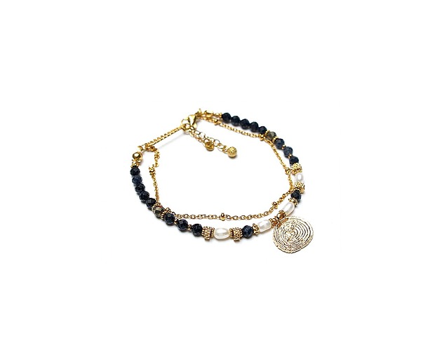 bransoletki z kamieni naturalnych Szafiry  vol. 12  bransoletka - Szlachetna kolekcja /03.11.25/