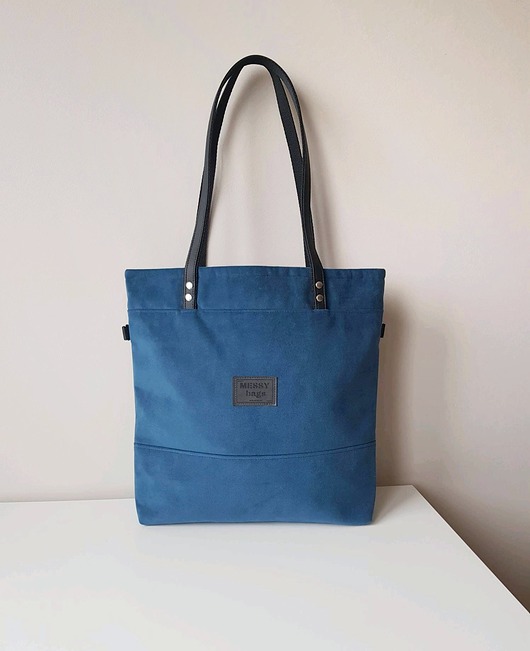 torby na ramię Torebka damska Shoperka City Girl niebieska