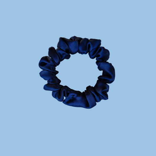 gumki do włosów Gumka jedwabna, scrunchie, gumka do włosów, gumka satynowa tajemnicza noc MINI