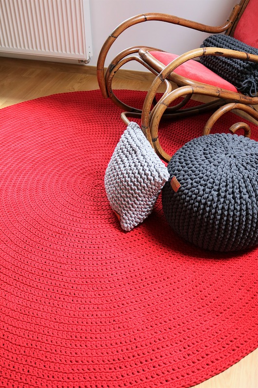 Dywan okrągły gładki - dostępne kolory Made of Weaves