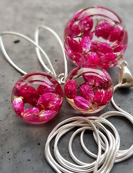 zestaw z wrzoścem Grol Jewellery