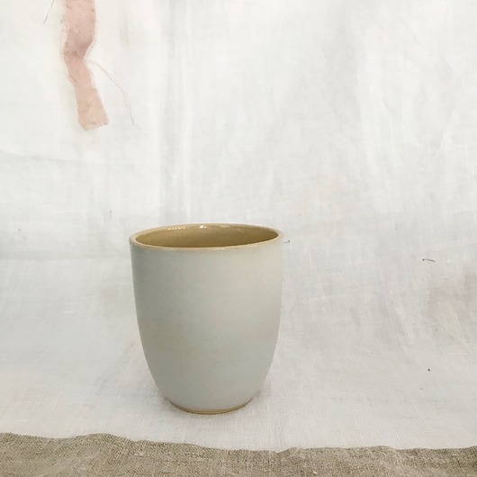 kubki Kubek bez ucha jasnoszary mat