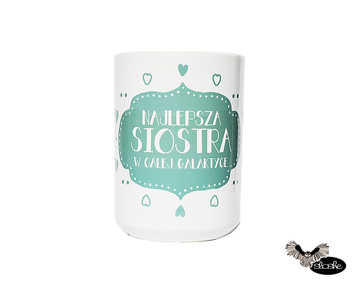 Najlepsza siostra w .., kubek ceramiczny 450ml Sowia Aleja