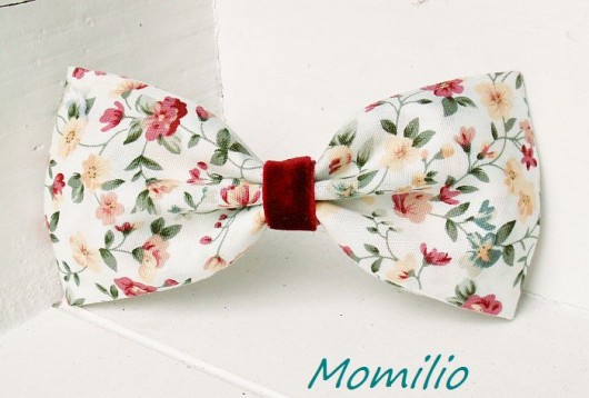 Momilio spinka kokarda w kwiaty Momilio