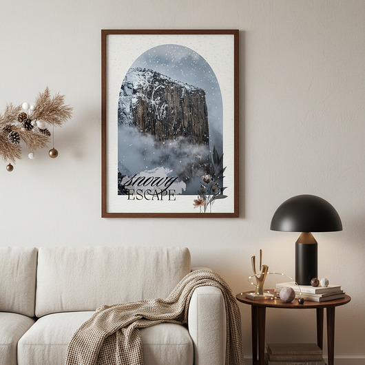 plakaty Plakat Snowy escape