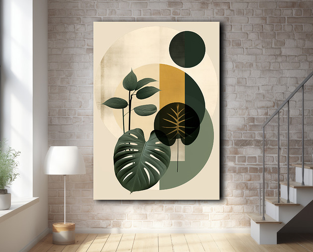 plakaty Tropikalne liście - Plakat - Loft, Minimalizm #66