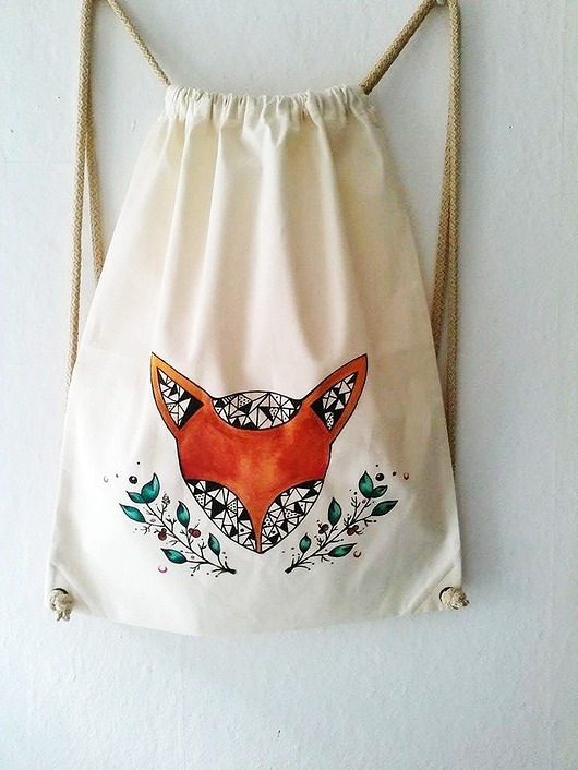 Ekologiczny Plecak Worek Lis Madame Bambi