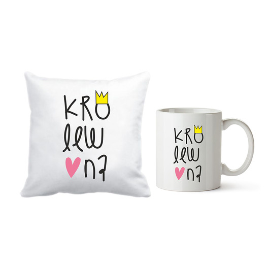zestaw. kubek i poszewka. Królewna Love Life and Forest