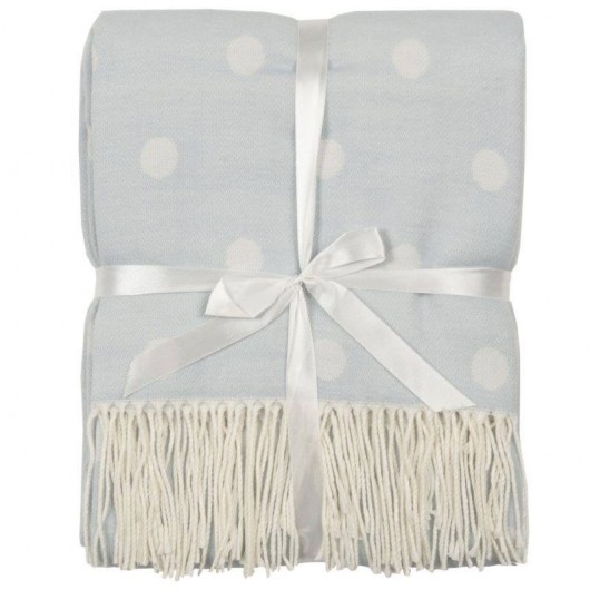 Koc w grochy Blue MIA home