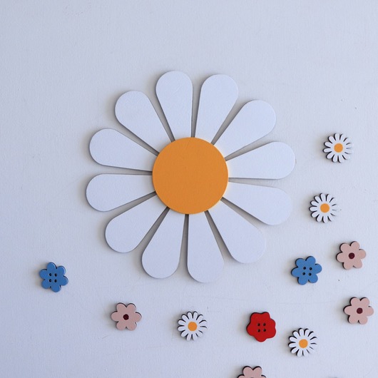 dodatki - różne Dekor stokrotka