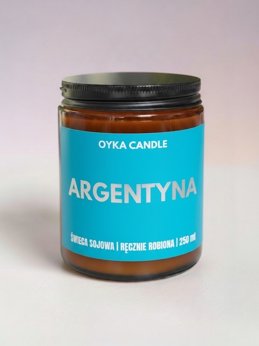 świeczniki i świece Świeca kibica Argentyna 250 ML