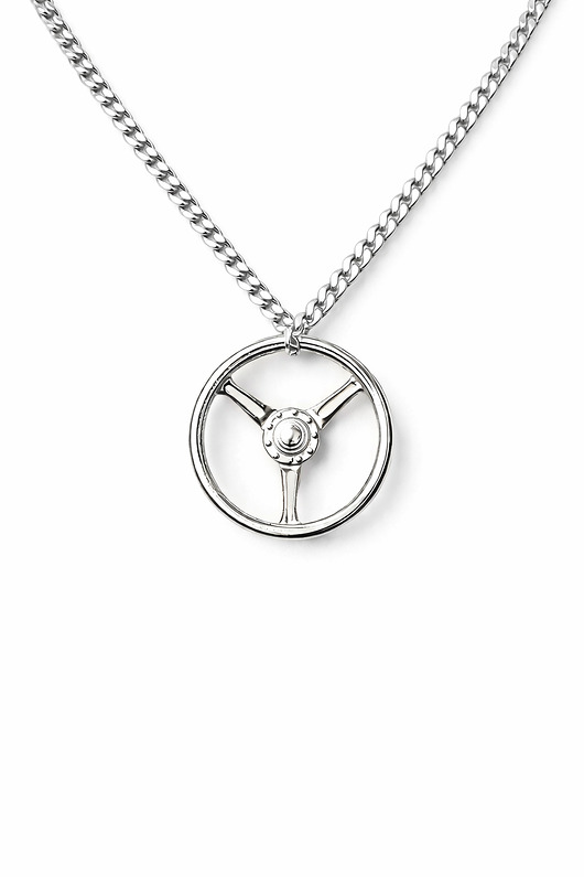 biżuteria męska KIEROWNICA- naszyjnik srebro