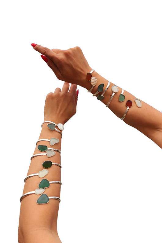 bransoletki srebrne Open Bracelet Doubletrouble Silver 925