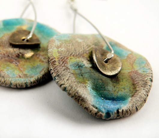 Kolczyki ceramiczne  bluefrog
