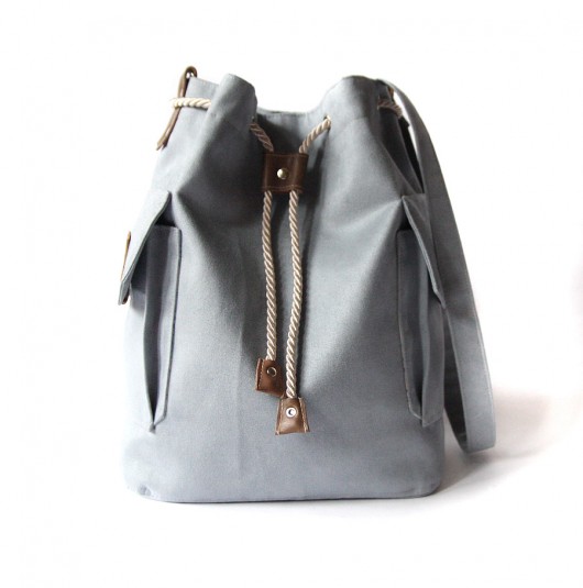 torby na ramię torba - blue grey& brown-