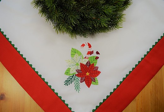 Serweta GWIAZDY BETLEJEMSKIE 60/60cm haftowana Monart