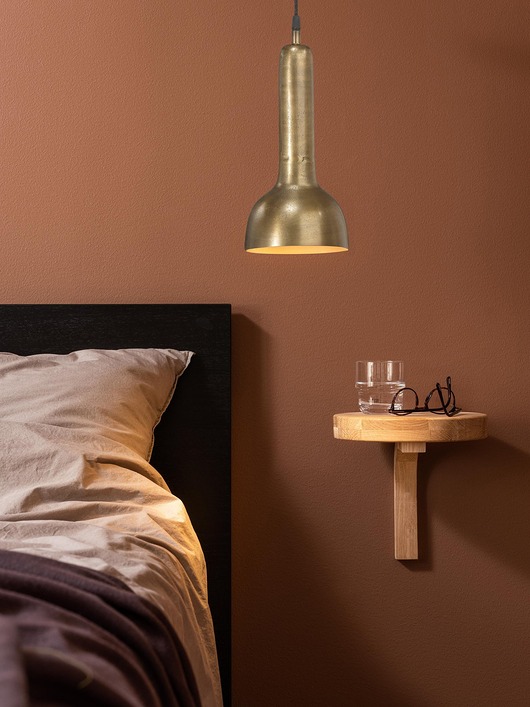 lampy wiszące Stylowa lampa wisząca Bainbridge  z mosiądzu