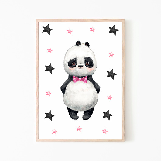PLAKAT,OBRAZEK Panda nr.9 Dekoracjan