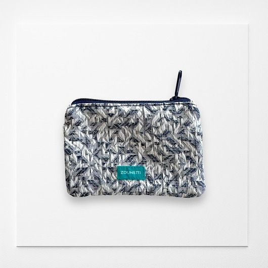 portfele damskie Portfelik mini - melanż granatowy