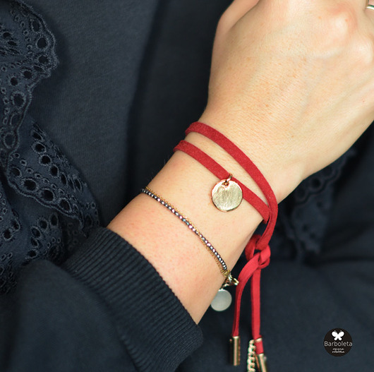 mini red star barboleta