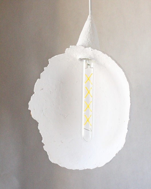 lampy wiszące Lampa wisząca biała MARGOLA 032