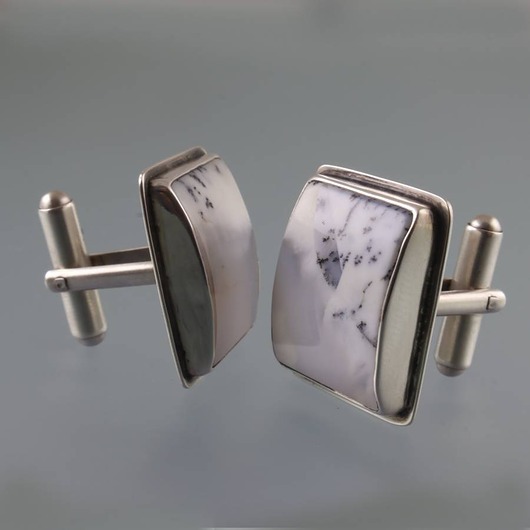 spinki do mankietów Dendrytowe - spinki do mankietów