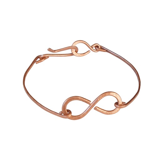 bransoletki - inne Bransoletka z miedzi - symbol nieskończoności /1/