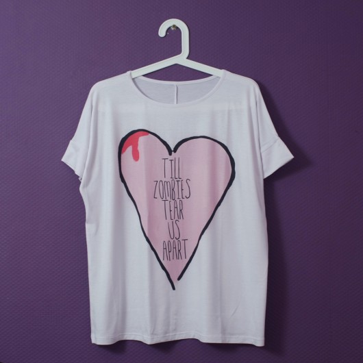 Oversize T-shirt Zombie Heart Charlie the Dodo