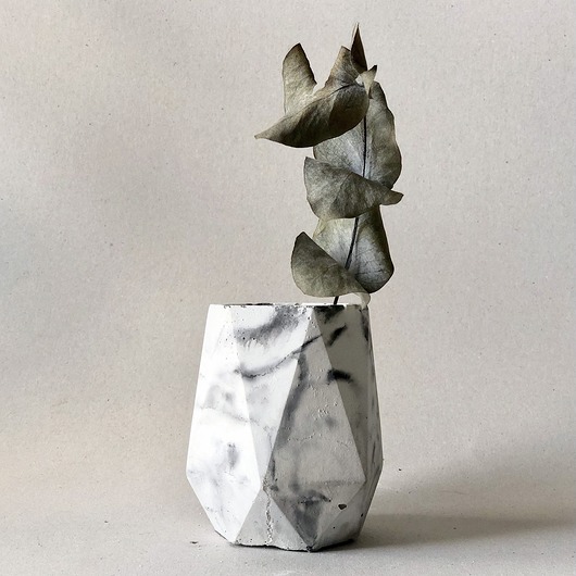 Wazonik/Organizer B-Geo II Marble Betonove
