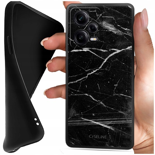 etui na telefon etui do Xiaomi Redmi Note 12 Pro 5G case silikon matowe slim czarne mat