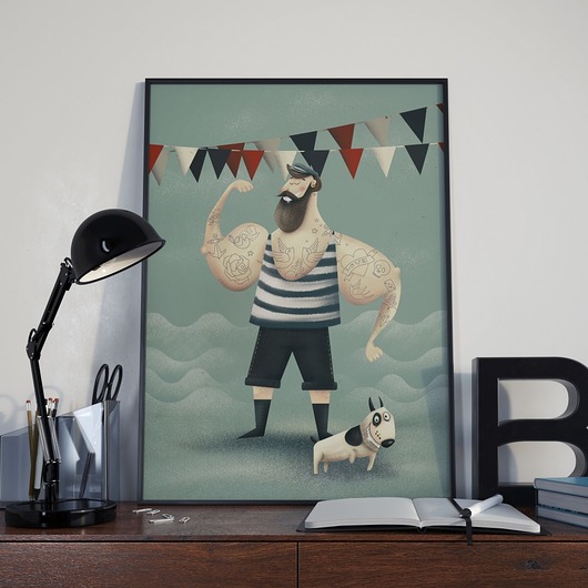 Mr Sailor |print| A3 - Archiwum - Pakamera.pl