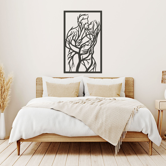 grafiki i ilustracje Kochankowie 62x99cm panel dekoracyjny