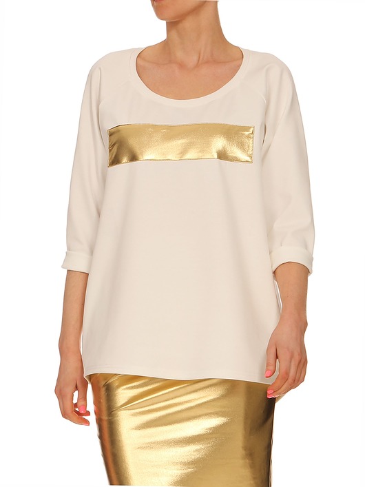 Bluza ecru YY700034_RAL9001_1021  YULIYA BABICH