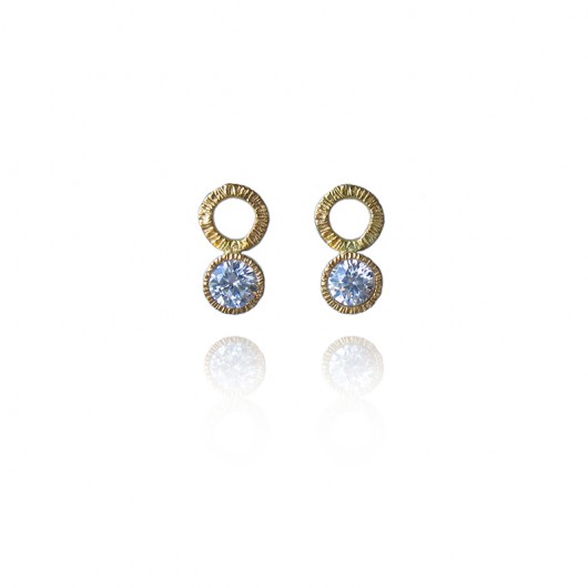 kolczyki z cyrkonią RITA KOS jewellery