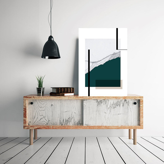 MARBLE 3 - grafika plakat geometryczny autorski PLAKATY GEOMETRYCZNE