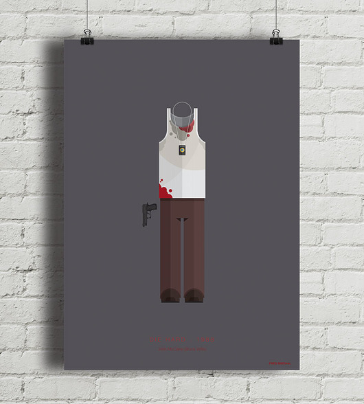 Plakat Szklana Pułapka - Die Hard  minimalmill