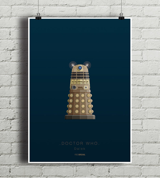 Plakat Doctor Who  minimalmill