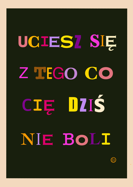 plakaty Plakat Z Sentencją