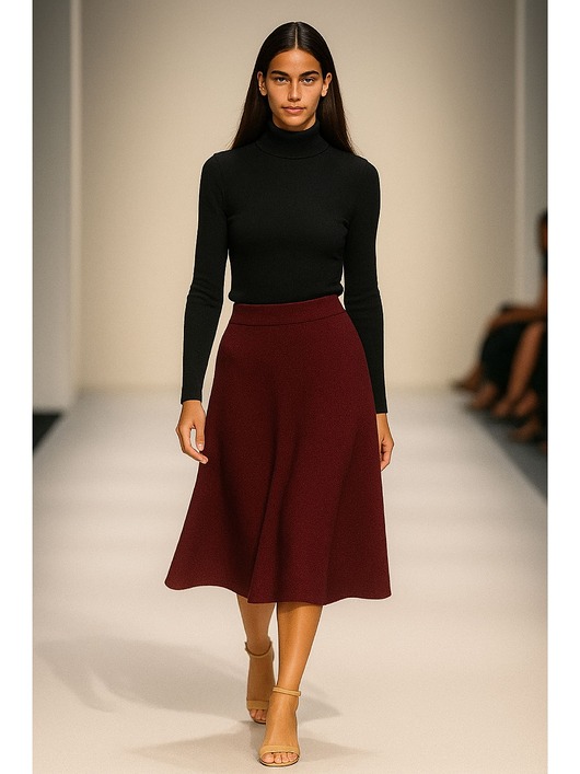 spódnice mini Spódnica burgund  YY600107