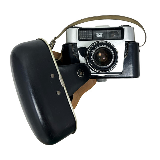 akcesoria różne Kultowy aparat vintage Porst KB 100 + pokrowiec  RFN retro design
