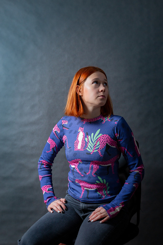 bluzki z długim rękawem damskie Longsleeve lampart