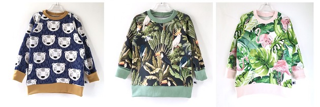 Bluza rosnąca - papugi i tukany FuFu Handmade