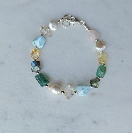 bransoletki srebrne Bransoletka intuicyjna (#3), srebrna