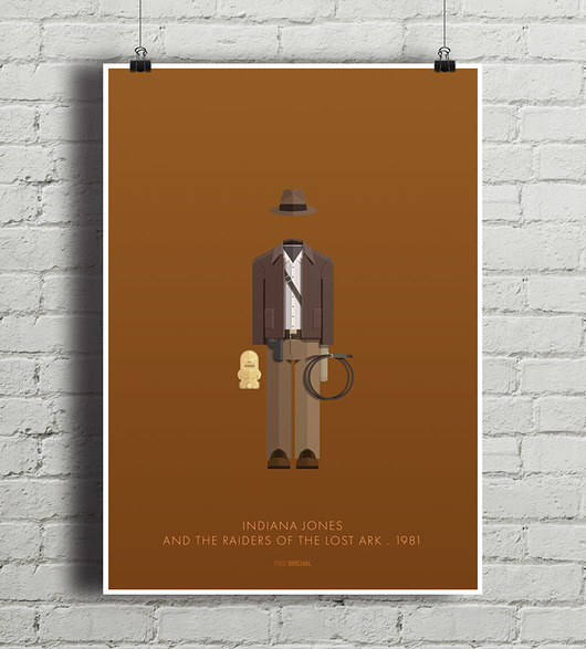Indiana Jones - plakat minimalmill