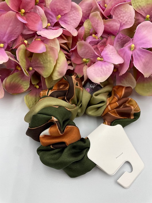 gumki do włosów Gumka jedwabna frotka 100% jedwab naturalny scrunchie