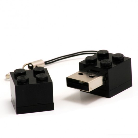 Czarny pendrive klocek 4GB agabag