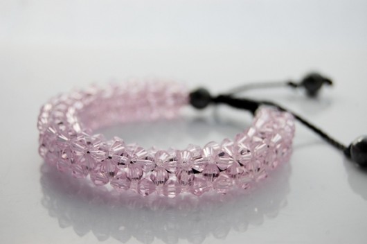 Bransoletka &quot;Pink Crystal&quot;  JS Jewelery