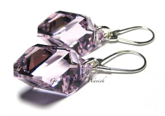 kryształ Swarovski i srebro. Gosia Chruściel-Waniek